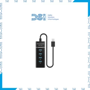 Hub USB 3.0 – 4 Ports | Ultra-Rapide & Compact