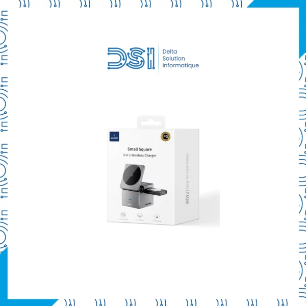 Chargeur Sans Fil 3-en-1 Compact – Small Square IN