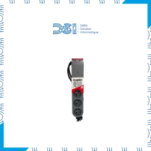 Multiprise INVENTIV – 4 Prises + 2 Ports USB – 1,5 m