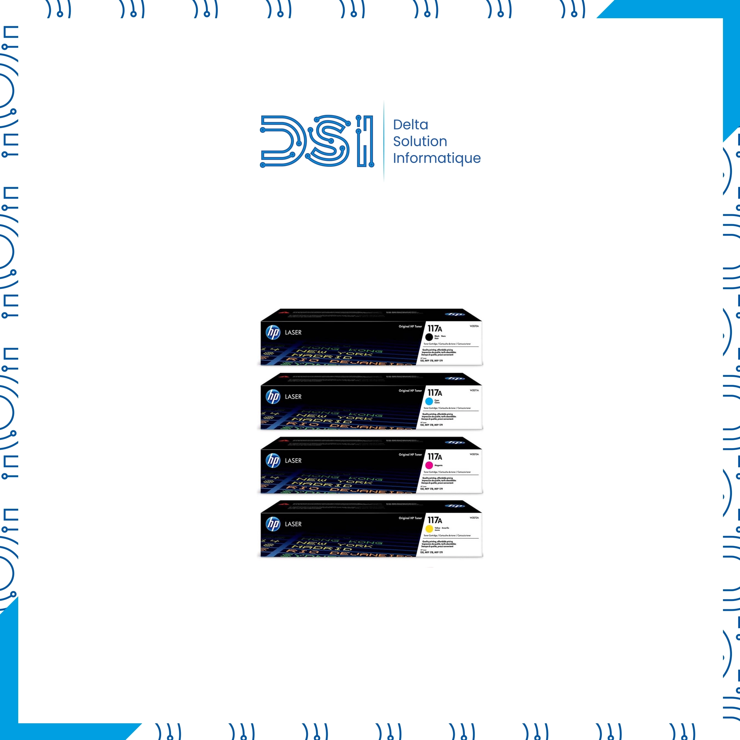 Cartouche Toner HP 117A – Originale