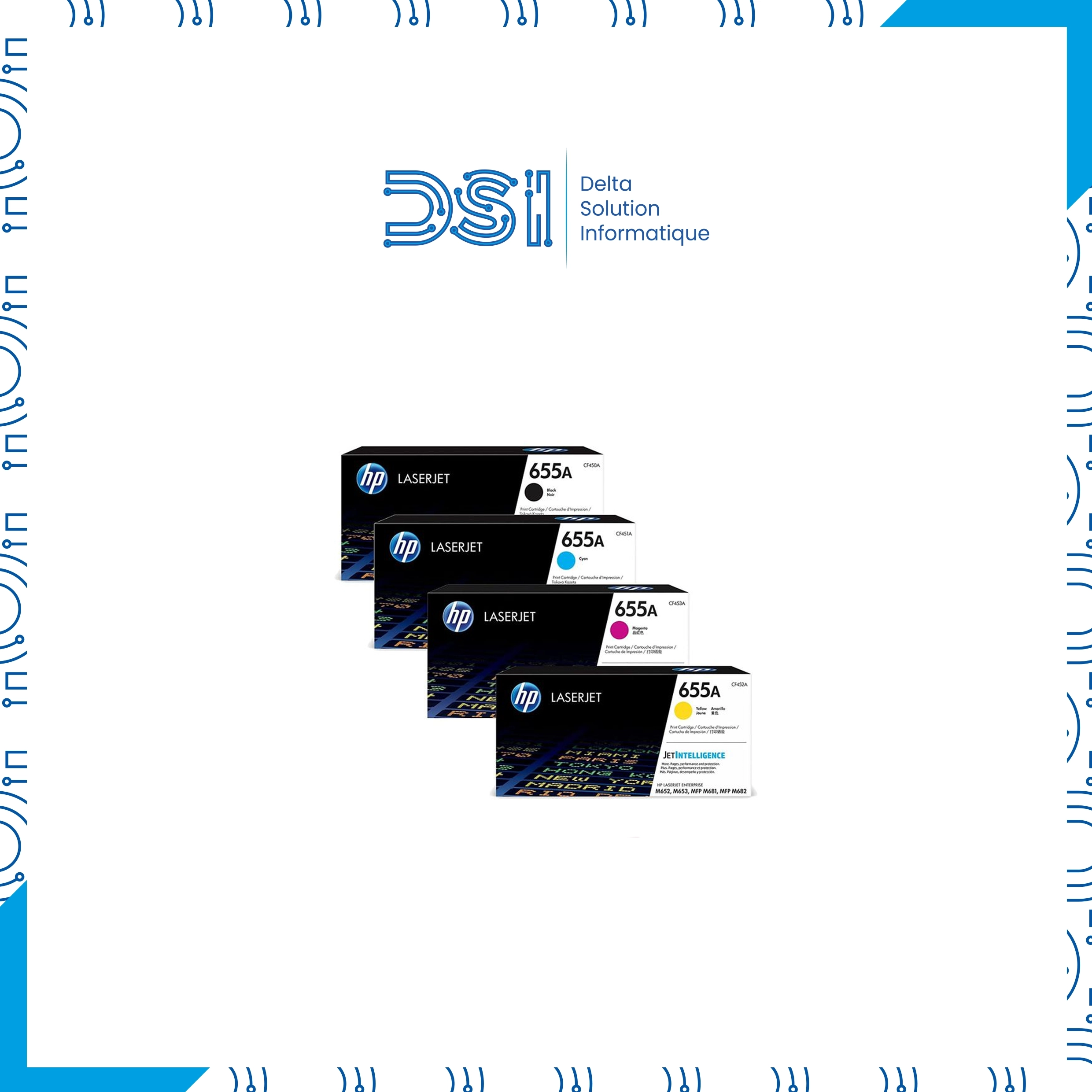 Cartouche Toner HP 655A – Originale