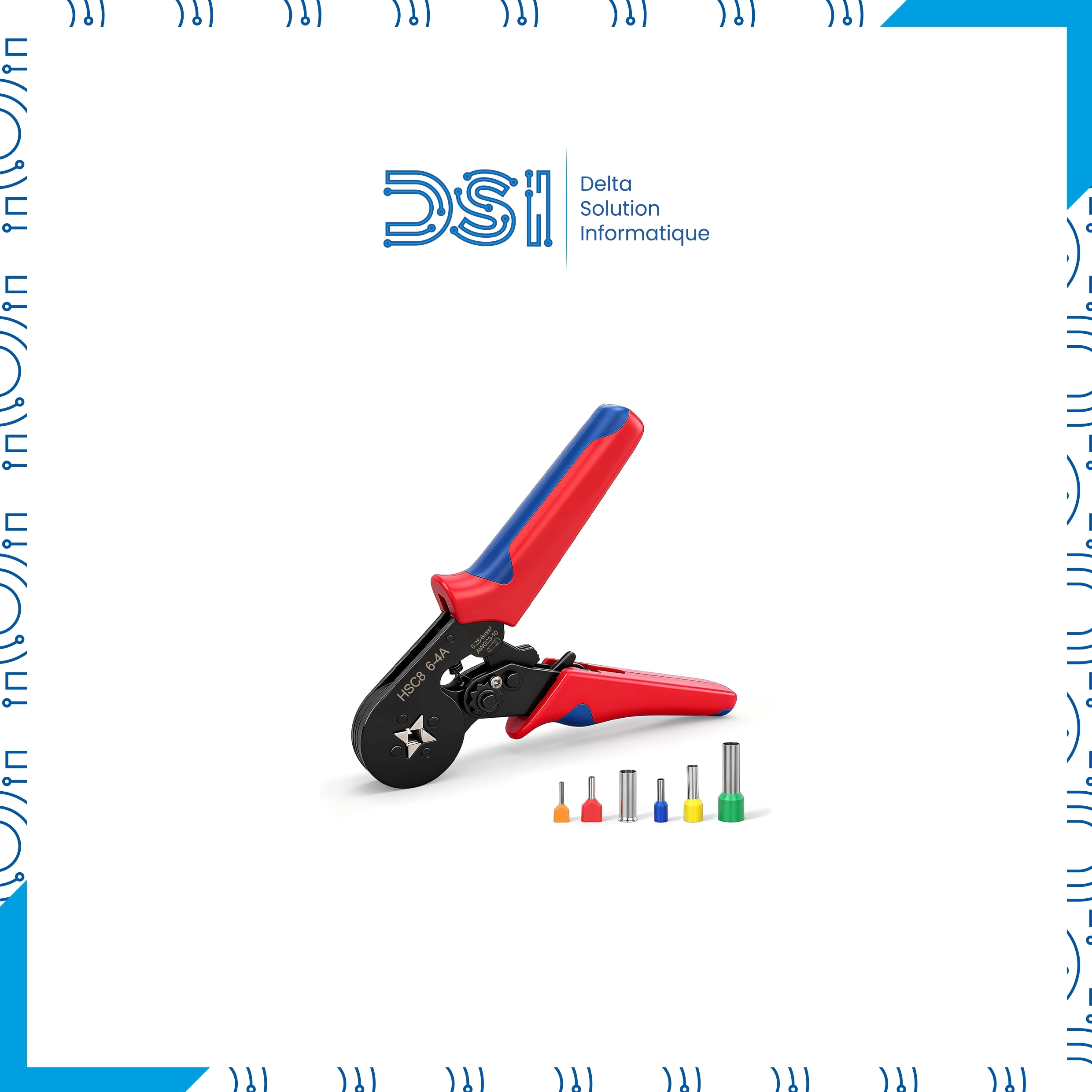 Pince à Sertir HSC8 6-4