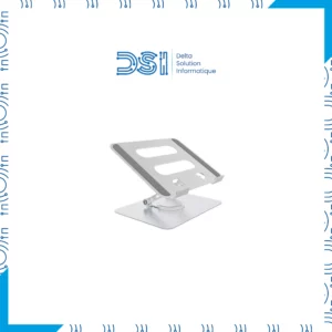 Support Laptop Aluminium Réglable et Rotatif 360°