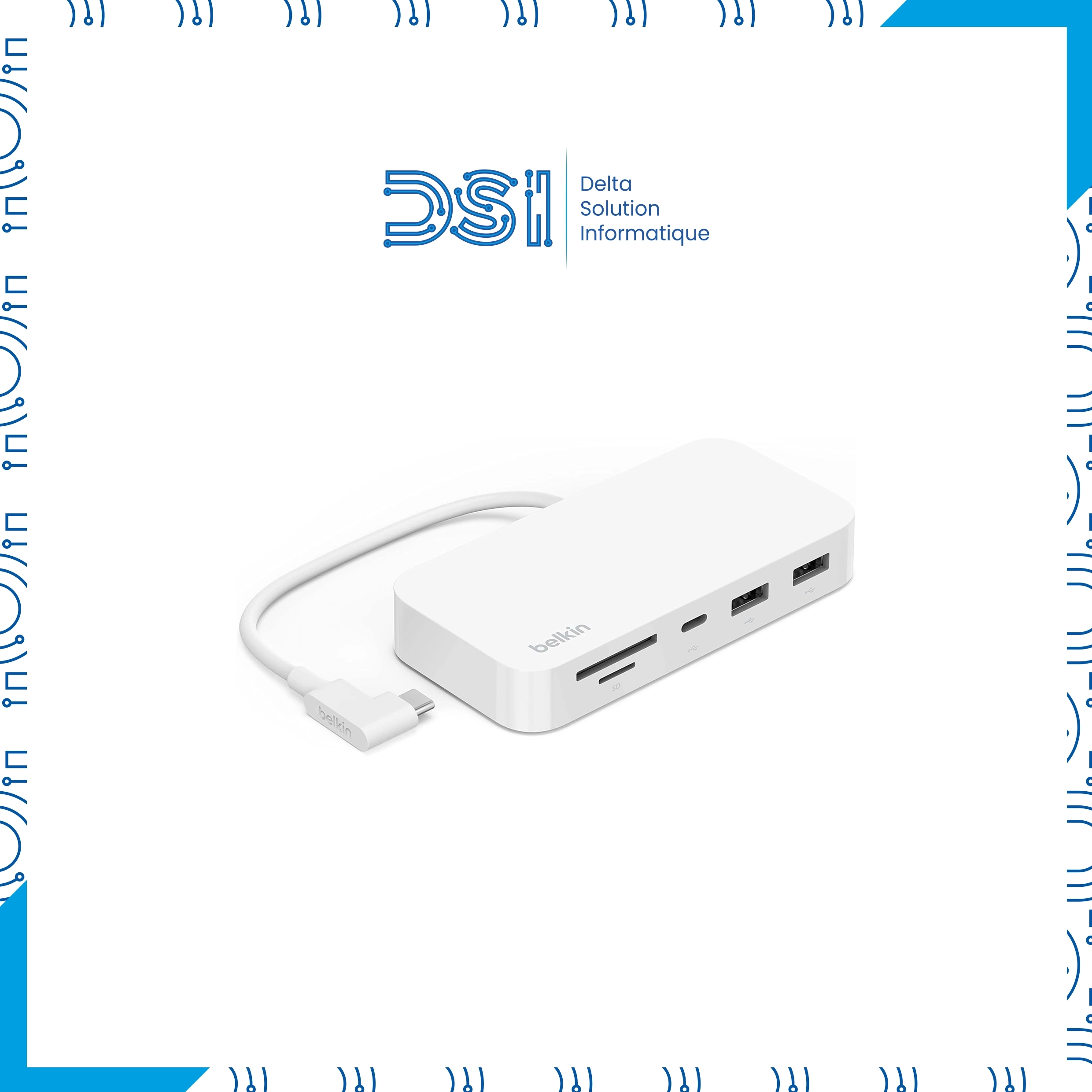 Hub USB-C 6-en-1 Belkin Multiport